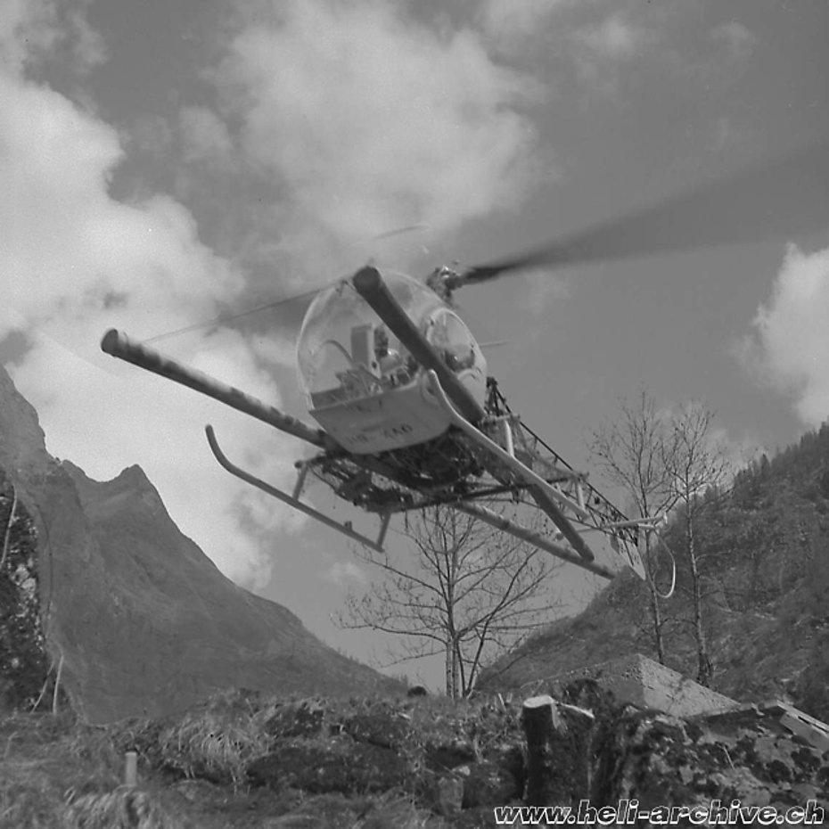 Foto 2 - L'Agusta-Bell 47G2 HB-XAO della Heliswiss era mosso da un motore Lycoming VO-435 che sviluppava una potenza massima di 194/260 kW/cv (HAB)