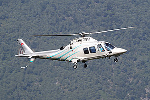 Centovalli-Calascio/TI, July 2013 - The Agusta A109S HB-ZSM in service with Skymedia AG (O. Colombi)