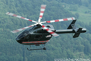 Buochs/NW, June 2005 - The Mc Donnell 900 Explorer HB-ZCW in service with Breitling SA (K. Albisser)