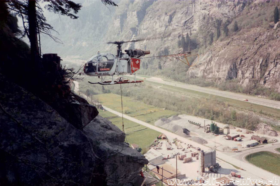 L'SA 315B Lama HB-XGG entrato in servizio con la Eliticino nel 1976 (P. Menucelli)