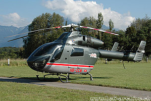 Bex/VD, September 2007 - The Mc Donnell 900 Explorer HB-ZCW in service with Breitling SA (K. Albisser)