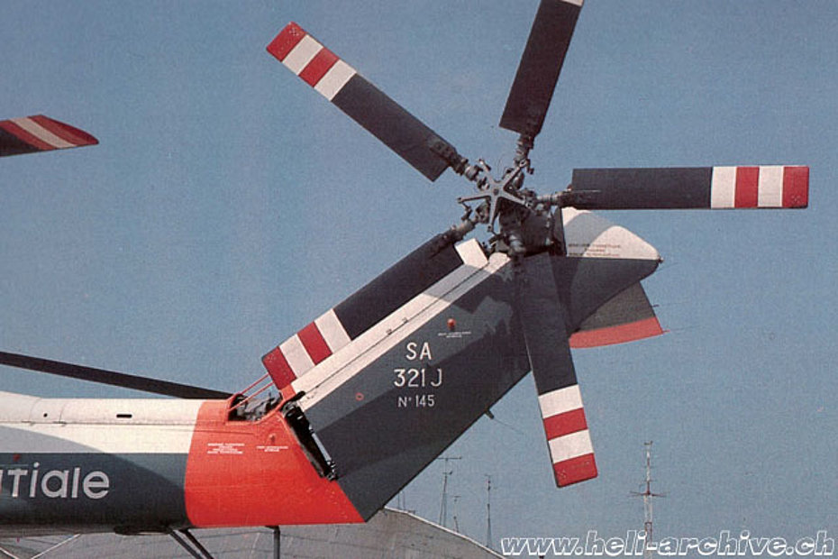 Il pilone che sorregge il rotore di coda pentapale sviluppato dalla Sikorsky (HAB)