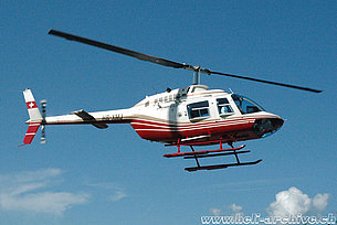 Morschach/SZ, September 2006 - The Bell 206B Jet Ranger HB-XMJ in service with Heli-Link Helikopter AG (K. Albisser)