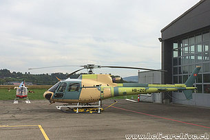 Belp/BE, September 2017 - The AS 350B3e Ecureuil HB-ZOY purchased by Europavia (M. Bazzani)