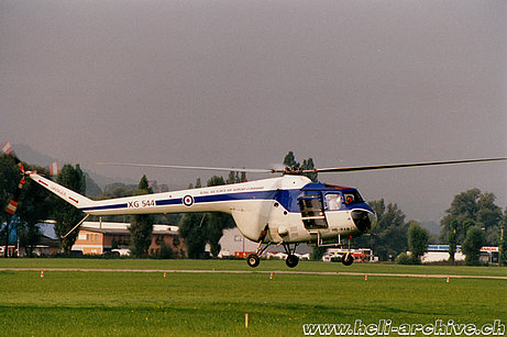 1990s - The Bristol 171 Mk. 52 Sycamore HB-RXB belonging to Peter Schmid (HAB)