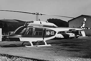 Belp/BE, 1968 - L'Agusta-Bell 206A HB-XCL in servizio con la Air Zermatt (HAB)