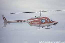 Fine anni Settanta - Il Bell 206A/B Jet Ranger II HB-XCP in servizio con la Heliswiss (HAB)