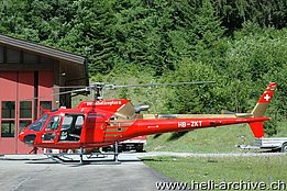 Gsteigwiler/BE, June 2014 - The AS 350B3 Ecureuil HB-ZKT in service with Swiss Helicopter (M. Bazzani)