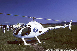 Ecuvillens/FR, August 2000 - The Rotorway Exec 90 HB-YGR of Jaeggi Peter (P. Wernli)