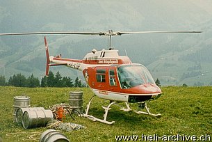 1975 - The Agusta-Bell 206B Jet Ranger 2 HB-XDP in service with the Swiss Air Rescue Guard (HAB)