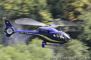 Mollis/GL, September 2013 - The EC 120B Colibrì HB-ZJB in service with Linth Air Service AG (M. Ceresa)