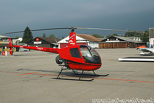Grenchen/SO, September 2005 - The Robinson R-22 Beta II in service with Heli-West AG (K. Albisser)