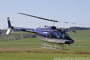 Beromünster/LU, April 2018 - The Bell 206B Jet Ranger III HB-XXO in service with Airport Helicopter AG (M. Ceresa)