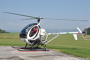 Buttwil/AG, August 2011 - The Schweizer 300C HB-XPT in service with Gallair (K. Albisser)
