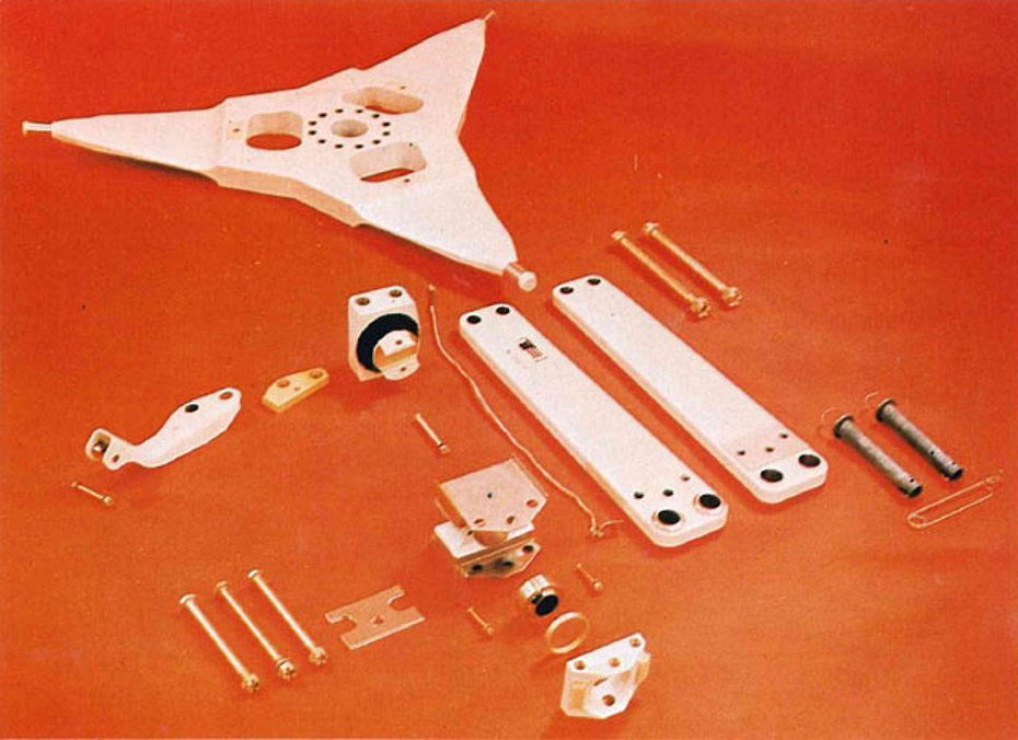 This image shows one of the first versions of the Starflex disassembled (HAB)