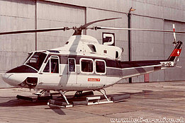 Malta, July 1982 - The Bell 412 HB-XNB in service with Heliswiss (HAB)