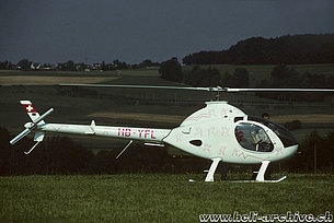 Ecuvillens/FR, agosto 1993 - Il Rotorway Exec 90 HB-YFL di Rainer Wehrli (P. Wernli)
