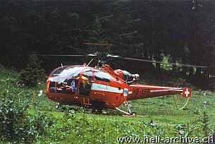 L'SA 319B Alouette III HB-XFF in servizio con la BOHAG (archivio M. Burkhard)