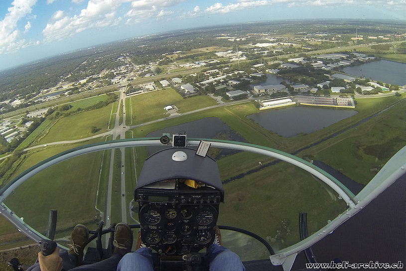 Dove/Florida - In volo a bordo dell'Hiller UH-12C (M. Bazzani)
