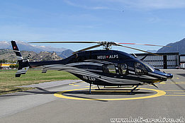 Sion/VS, settembre 2015 - Il Bell 429 HB-ZAP in servizio con la Héli-Alpes SA (M. Ceresa)
