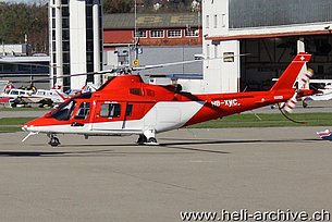 Belp/BE, November 2012 - The Agusta A109K2 HB-XWC in service with the OFAC (photo AVIJOY)