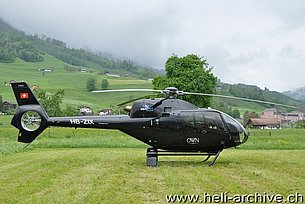 Oberdorf/BL, May 2013 - The EC 120B Colibrì HB-ZIX in service with Alpinlift Helikopter AG (T. Schmid)