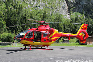 Lauterbrunnen/BE, August 2016 - The EC 135T1 HB-ZRK in service with Air Glaciers (M. Ceresa)