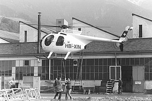 1979 - Lo Hughes 500D HB-XIN in servizio con Robert Fuchs (archivio D. Vogt)