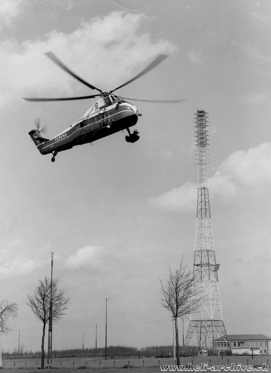 La società belga Sabena utilizzò i Sikorsky S-58C tra il 1956 e il 1967 (HAB)