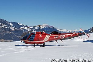 Aeschiried/BE, February 2009 - The Enstrom F-280FX HB-ZIQ in service with Himmelsbach AG (T. Schmid)