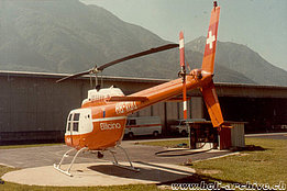 1988 - Il Bell 206A/B Jet Ranger II HB-XOU in servizio con la Eliticino (HAB)