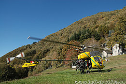 Ottobre 2011, Monti di Sementina - Westland/Agusta-Bell 47G-3B-1 HB-XHB (M. Bazzani).