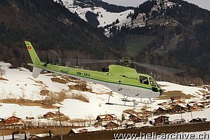 Reichenbach/BE, February 2010 - The AS 350BA Ecureuil HB-ZKX in service with Scenic Air AG (B. Siegfried)