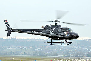 Grenchen/SO, March 2011 - The AS 350B2 Ecureuil HB-ZAM in service with Mountain Flyers 80 Ltd (K. Albisser)