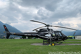 Locarno airport/TI, May 2022 - The AS 350B3e Ecureuil HB-ZNO belonging to Europavia (Suisse) SA (M. Bazzani)