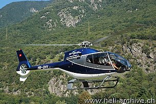 San Vittore/GR, September 2012 - The EC 120B Colibrì HB-ZHV in service with the Brycal AG (M. Bazzani)