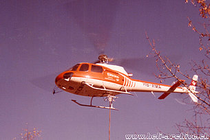 Novembre 1983 - L'AS 350B Ecureuil HB-XMA in servizio con la Eliticino (HAB)