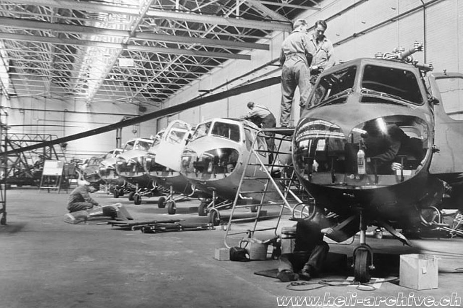 La fabbricazione in serie terminò nel dicembre 1958 (Bristol Aero Collection Trust)