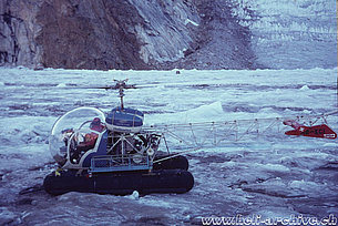 Greenland, late '60s - The Agusta-Bell 47G3B-1 HB-XCI in service with Heliswiss (HAB)