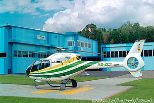 Balzers/FL, summer 2000 - The EC 120B Colibri HB-ZCA in service with Rhein-Helikopter AG (archive D. Vogt)