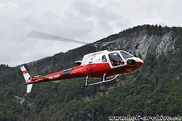 Untervaz/GR, giugno 2019 - L'AS 350B3 Ecureuil HB-ZKP in servizio con la Swiss Helicopter AG (M. Bazzani)