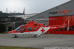 S. Gallen/SG, March 2008 - The Agusta A109K2 HB-XWN in service with Rega (N. Däpp)