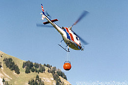 1996 - The AS 350B2 Ecureuil HB-XUU in service with Heli-Linth (HAB)