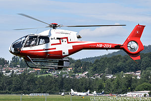 Belp/BE, agosto 2017 - L'EC 120B Colibri HB-ZDS in servizio con la Swiss Helicopter (K. Albisser)