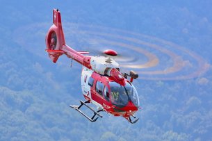 August 2026 - The H145 D3 HB-TIN in service with Rega photograped during take-off (O. Colombi)