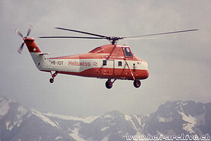 Anni Settanta - Il Sikorsky S-58T HB-XDT in servizio con la Heliswiss (HAB)