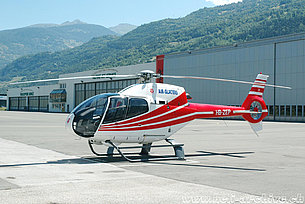 Sion/VS, July 2006 - The EC 120B Colibri HB-ZEP in service with Air Glaciers (K. Albisser)