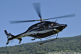 Sion/VS, August 2017 - the Bell 429 HB-ZAP in service with Héli-Alpes SA (T. Schmid)