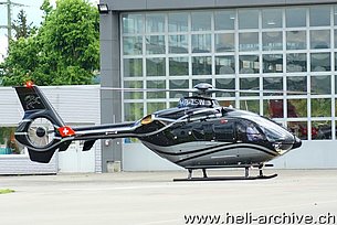 Belp/BE, giugno 2013 - L'EC-145P2+ HB-ZSW in servizio con la Swiss Helicopter (B. Siegfried)