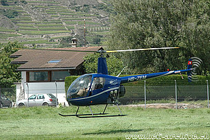 Sion/VS - Il Robinson R-22 Beta II HB-ZEM del Groupe Hélicoptère Sion (M. Bazzani)